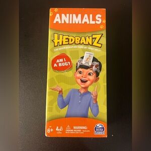 Animals Hedbanz Picture Guessing Card Game Quick Question Game of What Am I? NEW
